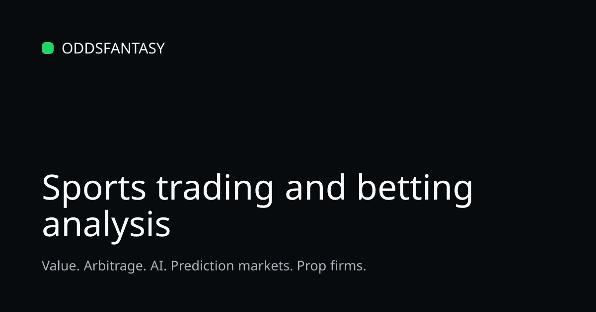 Oddsfantasy sports trading and betting analysis service overview